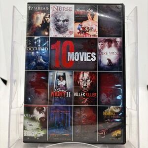 10 Horror Movies DVD Set Prom Night Howling IV Killjoy Echo Bridge Anthology
